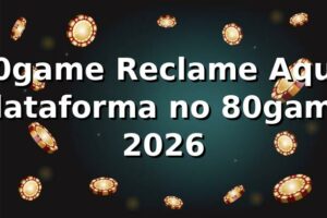 80game Reclame Aqui: Plataforma no 80game 2026 🎮